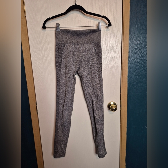 538📚✏️ gymshark Gray/ blue High-Waisted Leggings - Picture 1 of 2